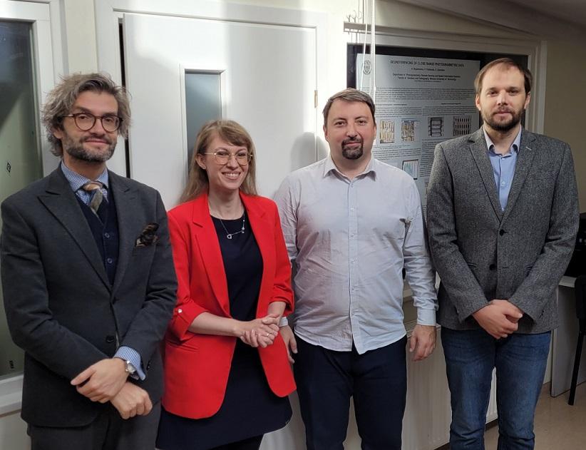 ﻿﻿From the left: Przemysław Kupidura, PhD, DSc, Associate Professor; Anna Płatek-Żak, MSc; Artur Nowakowski, DSc; Oskar Graszka, MSc.﻿﻿